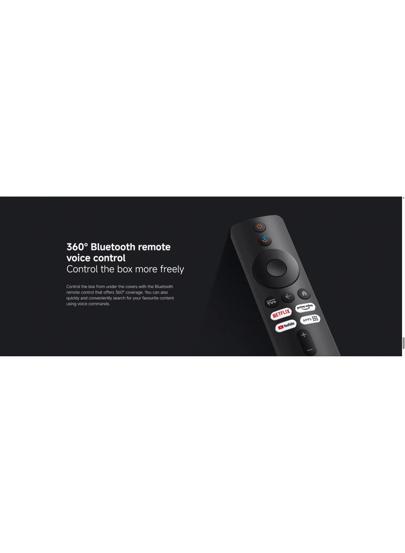 XIAOMI TV Box S 3rd Generation, 4K UHD image quality, Dolby Vision Cinema-grade visuals, Dolby Atmos & DTS X Premium cinematic audio, 6nm high-performance platform | PFJ4191EU / MDZ-32-AA black - Image 2