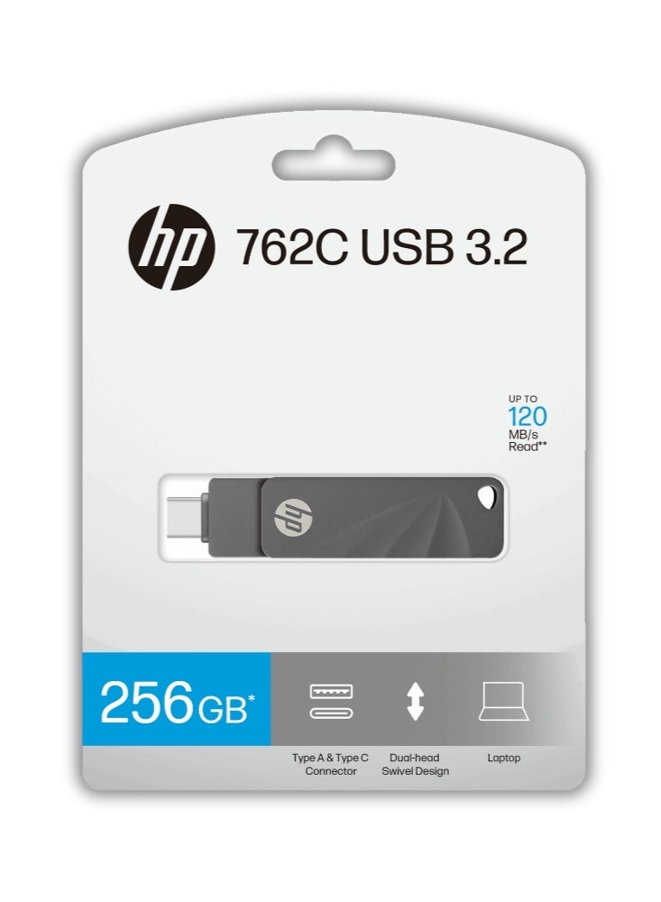 HP 762C USB Pen Drive | 256GB OTG Type-C USB 3.2 Dual Flash Drive for Iphone 15 Iphone 16 Android Tablet PC Laptop 256 GB - Image 5