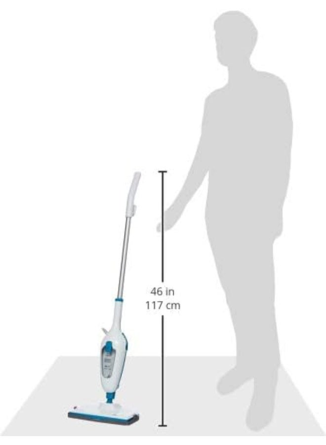 BLACK+DECKER Black & Decker 1300W 10-in-1 Electric Steam Mop with 10 attachments White FSMH13E10-B5 1300 W FSMH13E10-B5 white - Image 3