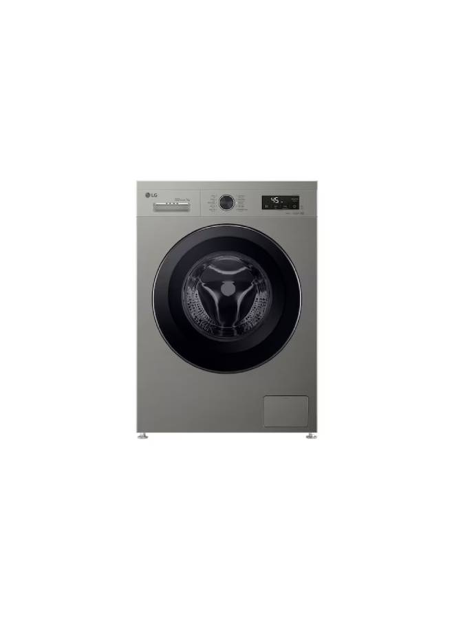 LG 7 kg Front Load, 1400RPM, ThinQ (Wi-Fi) silver F4Y2QYG6P Platinum Silver