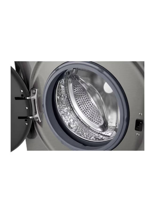 LG 7 kg Front Load, 1400RPM, ThinQ (Wi-Fi) silver F4Y2QYG6P Platinum Silver - Image 4