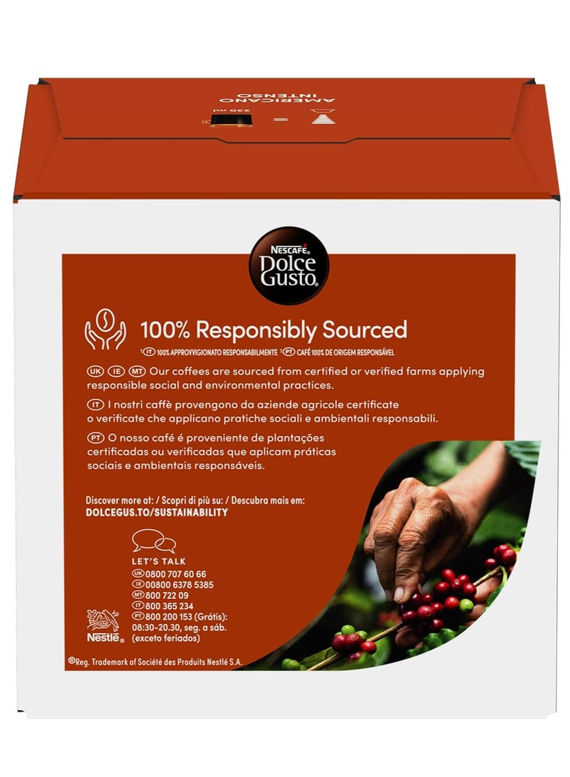 Nescafe Americano Intenso 16 Coffee Capsules 132.8g 432grams Pack of 3 - Image 3