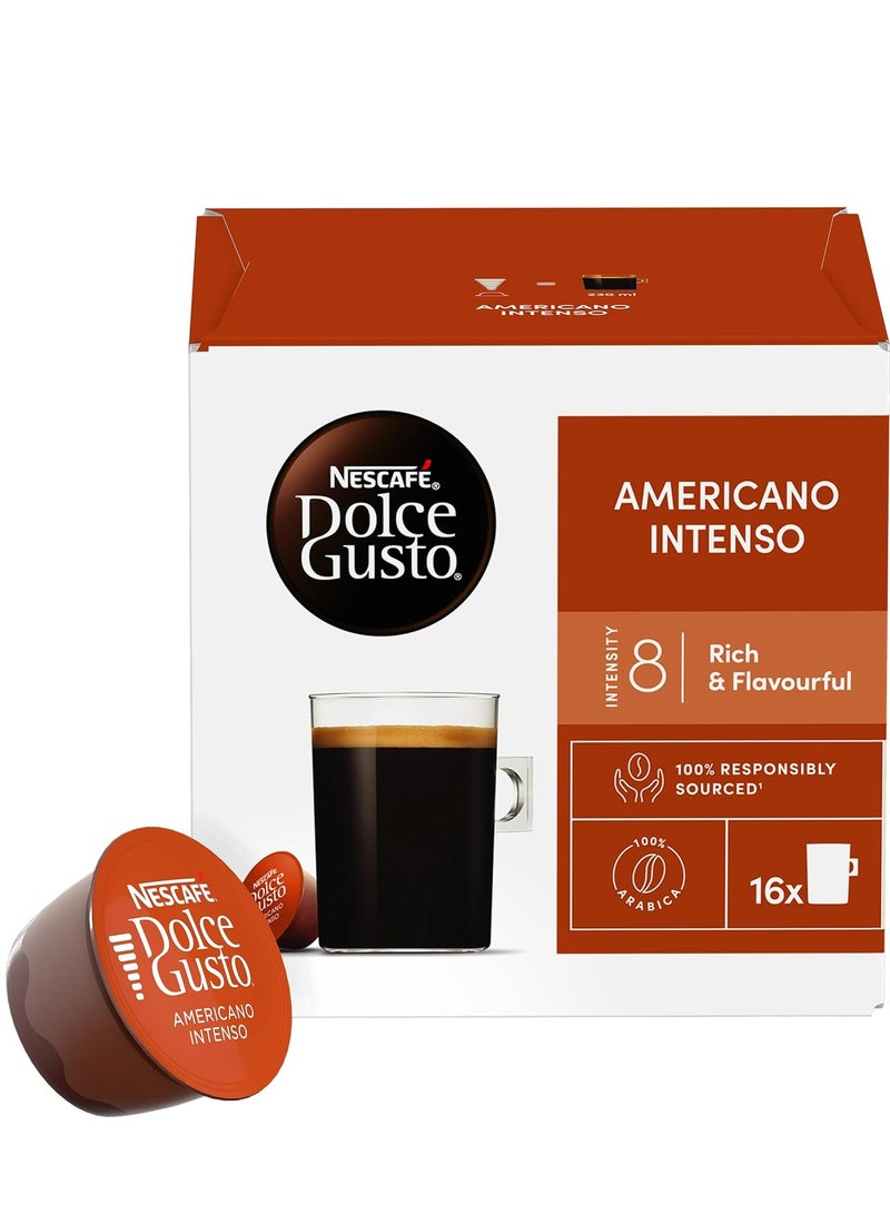 Nescafe Americano Intenso 16 Coffee Capsules 132.8g 432grams Pack of 3 - Image 2