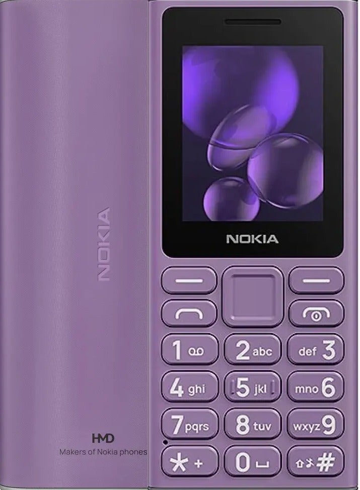 نوكيا Original Nokia 108 Mobile Phone – 2 Inch Display – Dual SIM – Long Battery Life – - Image 1