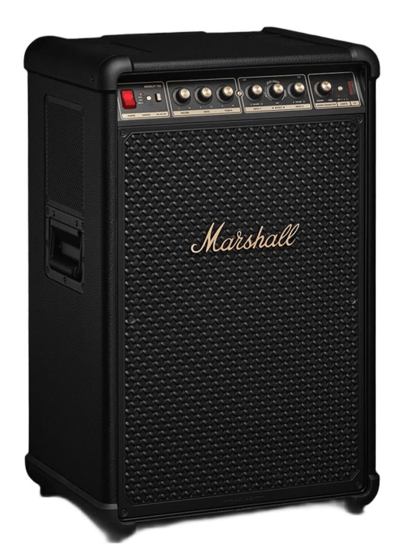 Marshall Bromley 750 Powerful party speaker with True Stereophonic 360° sound - 40+ Hours of Portable Playtime / Sound Character Control / Integrated Stage Lights / Sound character control - Black - Bromley 750 Party Speaker - Image 1