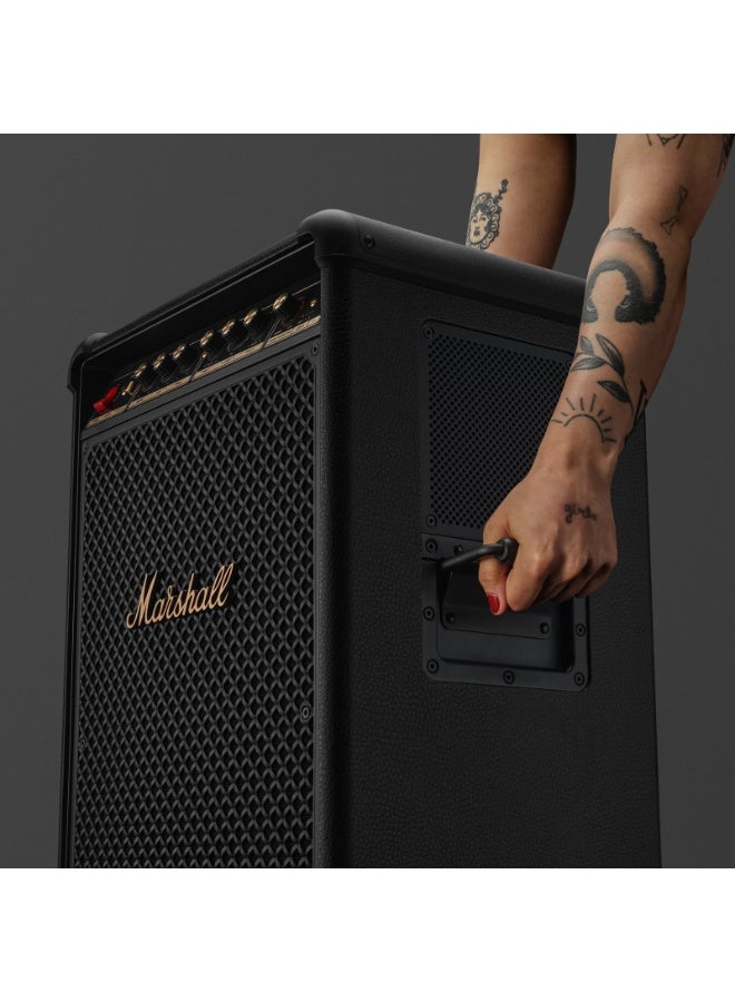 Marshall Bromley 750 Powerful party speaker with True Stereophonic 360° sound - 40+ Hours of Portable Playtime / Sound Character Control / Integrated Stage Lights / Sound character control - Black - Bromley 750 Party Speaker - Image 3