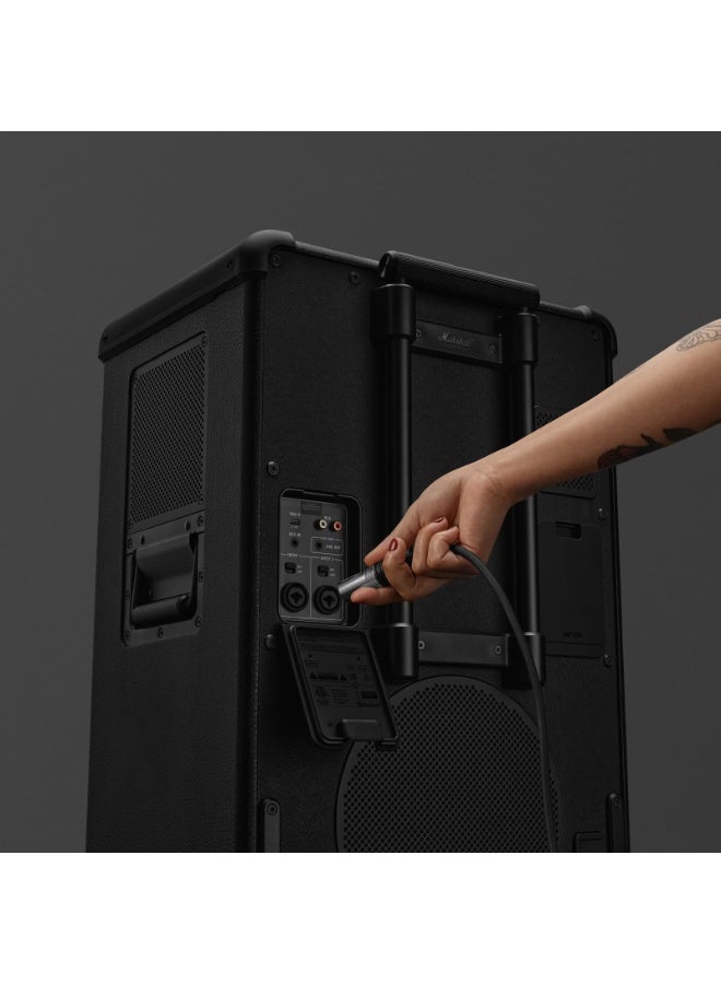 Marshall Bromley 750 Powerful party speaker with True Stereophonic 360° sound - 40+ Hours of Portable Playtime / Sound Character Control / Integrated Stage Lights / Sound character control - Black - Bromley 750 Party Speaker - Image 2