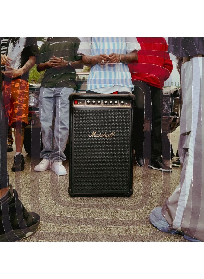 Marshall Bromley 750 Powerful party speaker with True Stereophonic 360° sound - 40+ Hours of Portable Playtime / Sound Character Control / Integrated Stage Lights / Sound character control - Black - Bromley 750 Party Speaker - Image 5