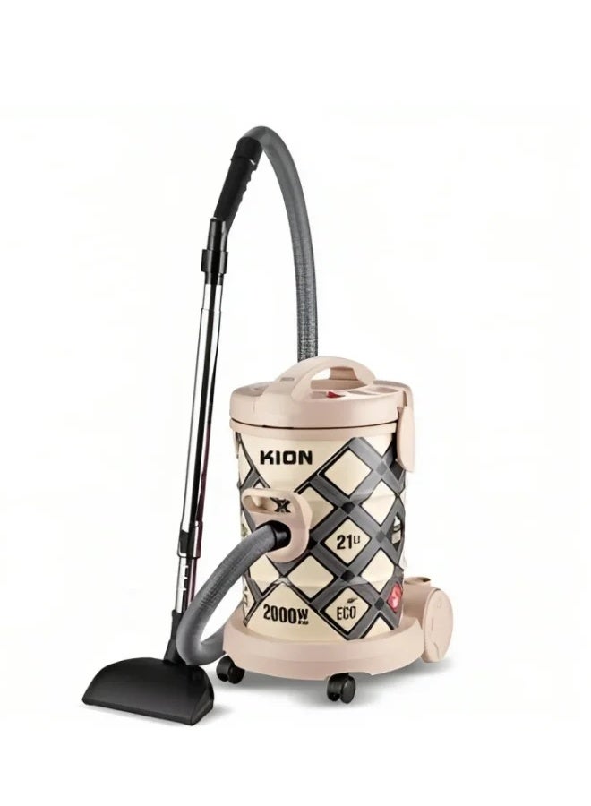 كيون مكنسة كهربائية أسطوانية - طاقة توربو - 5 ملحقات، سلك بطول 5م - Image 1