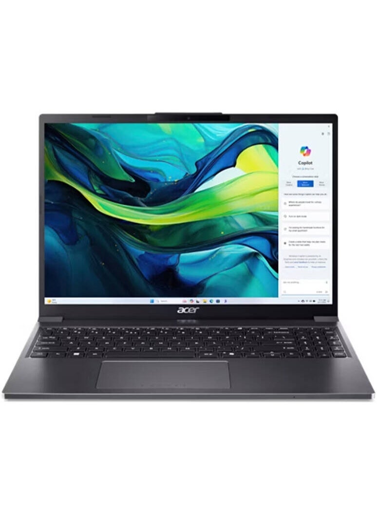 أيسر (Upgraded Version) Aspire Go 15 AG15-51P-510U Laptop, 15.3-Inch WUXGA ComfyView IPS Display, Intel Core i5-1334U Processor, 8GB RAM, 256GB Storage, Intel UHD Graphics,  K/B, Win 11, Iron | NX.J50AA.003  Iron English Iron - Image 2