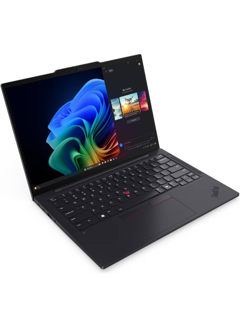 Lenovo ThinkPad T14s Gen 6 Laptop, 14" WUXGA IPS Display, Intel Core Ultra 7 258V, 32GB RAM, 1TB SSD, Intel Arc Graphics 140V, English Backlit K/B, Win 11Pro| 21QX000LUS English Eclipse Black - Image 2