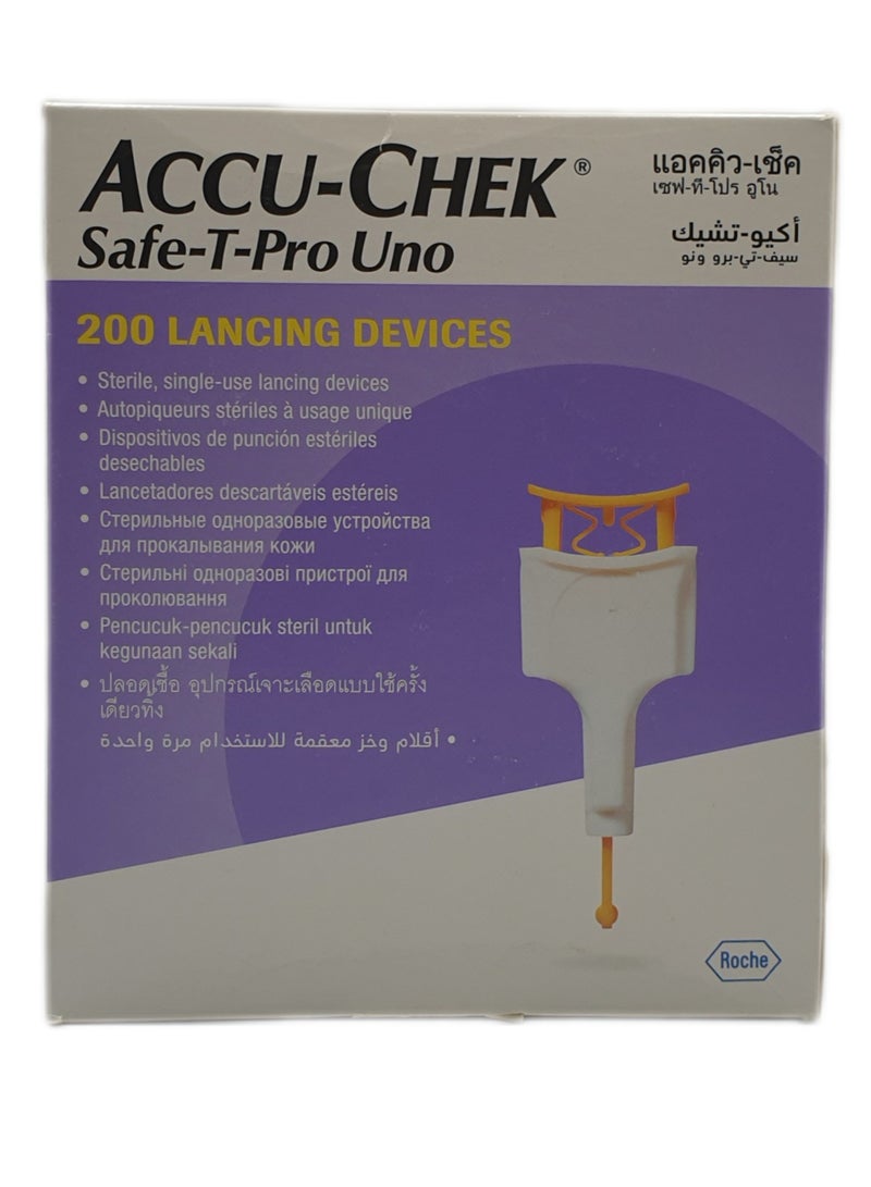 ACCU-CHEK Safe-T-Pro Uno Lancets - Image 1