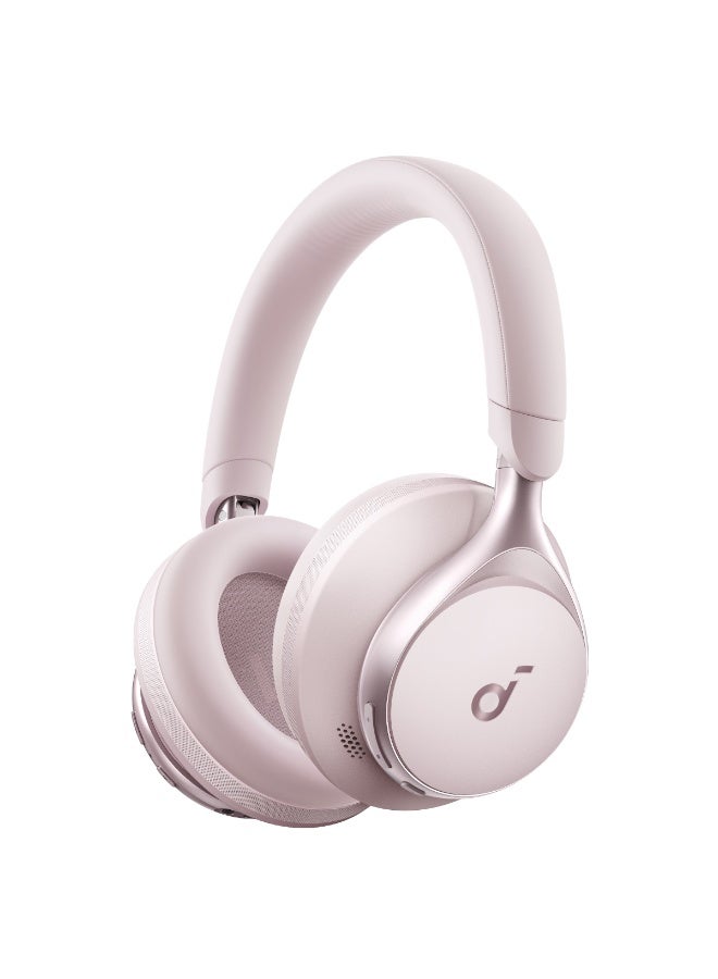 ساوند كور ساوندكور من أنكر، سبيس وان، سماعات رأس بإلغاء الضوضاء النشط، تقليل الصوت 2X أقوى، 40 ساعة من وقت التشغيل مع إلغاء الضوضاء، تحكم عبر التطبيق، صوت لاسلكي عالي الدقة LDAC، ملائمة مريحة، مكالمات واضحة، بلوتوث 5.3 - Image 1