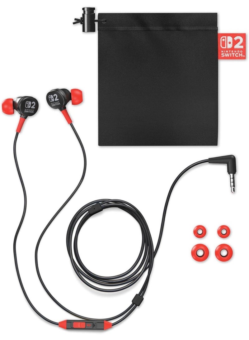 PowerA Nintendo Switch 2 Wired Earbuds – Black - Image 5