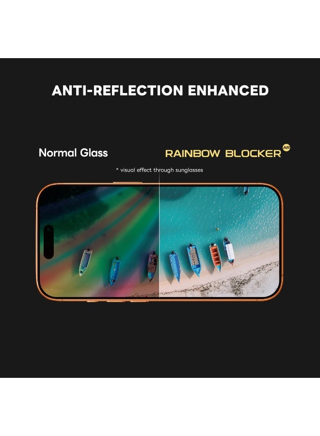 ArmorPro D3O 3-in-1 Combo with Capture Button (HD Anti-Reflective Screen Protector & DoubleAR Camera Lens & D3O Clear Case with Orange MagSafe) for iPhone 17 Pro – Complete protection and premium design - Clear - Image 4