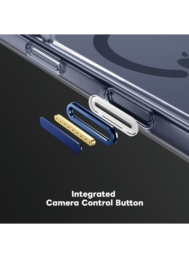 ArmorPro D3O 3-in-1 Combo with Capture Button (HD Anti-Reflective Screen Protector & DoubleAR Camera Lens & D3O Clear Case with Deep Blue MagSafe) for iPhone 17 Pro – Elegant full-protection combo - Clear - Image 5