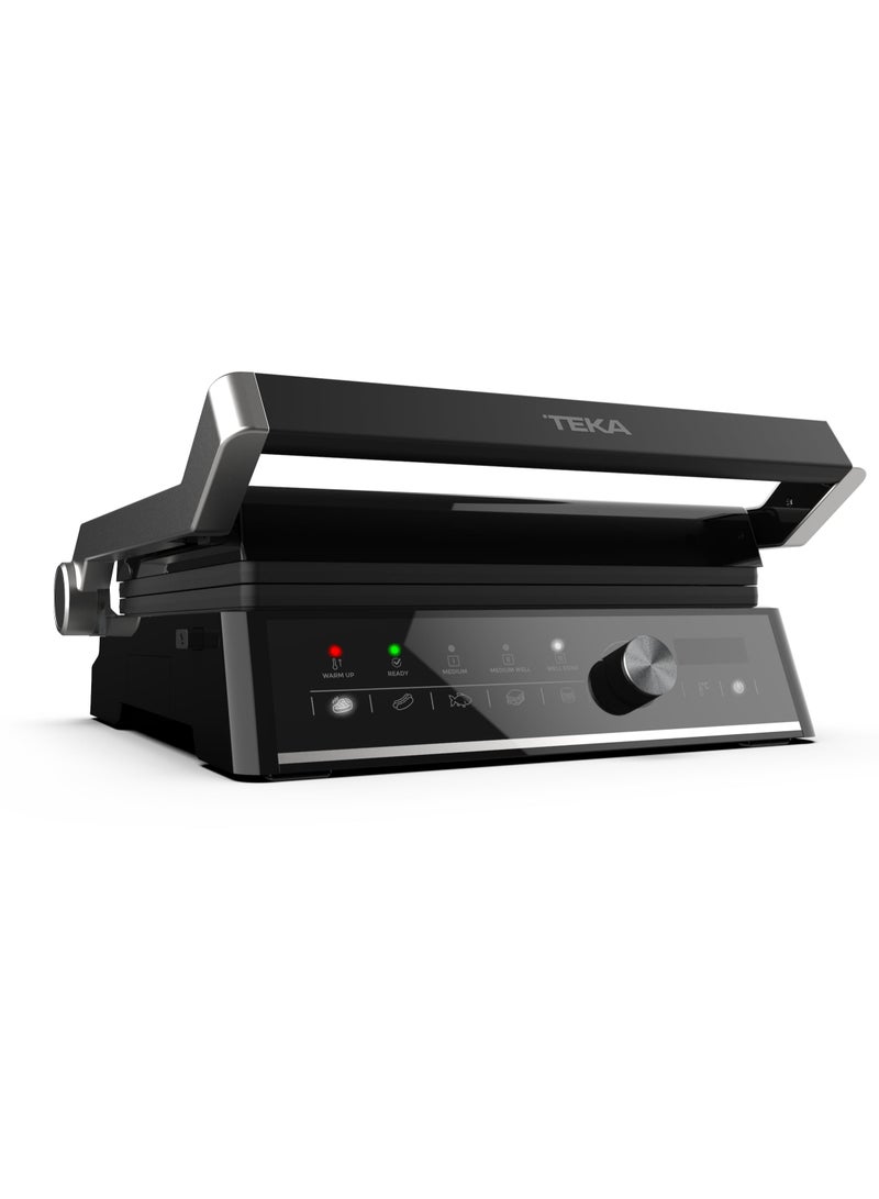 تيكا Electric Grill with 1000W power and 5 cooking functions 3 Grilling Levels 1000 W 111510000 black - Image 4
