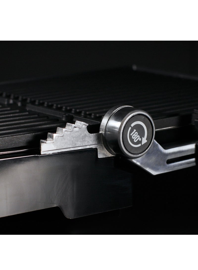 تيكا Electric Grill with 1000W power and 5 cooking functions 3 Grilling Levels 1000 W 111510000 black - Image 5