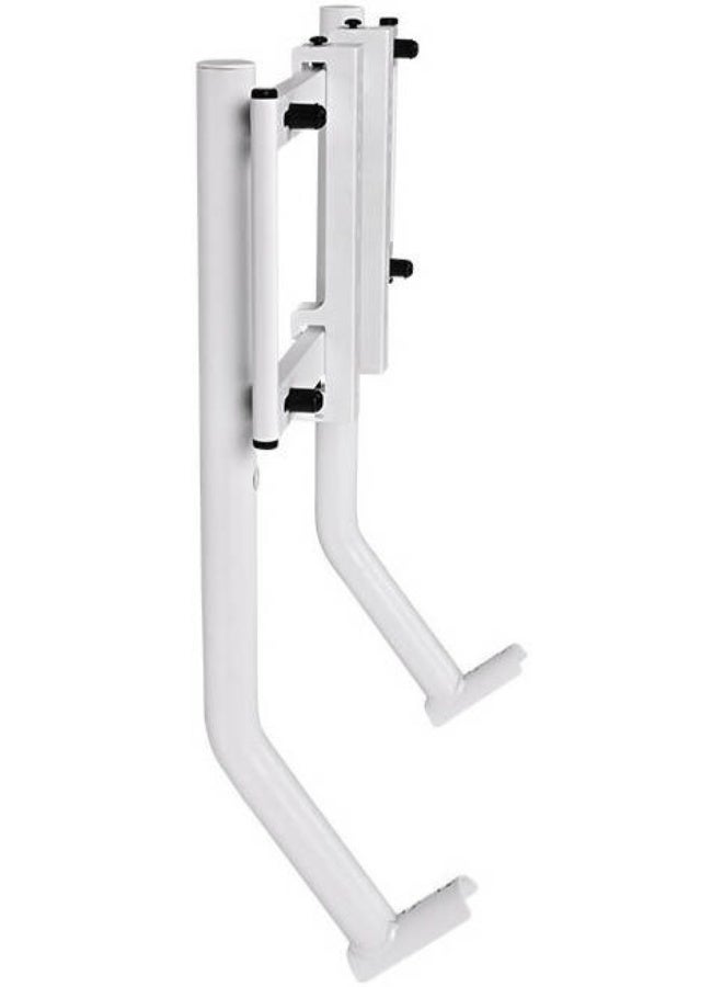 Thermaltake GR300 Snow Monitor Mount, Steel Frame, Adjustable Height, VESA Compatible 75×75 to 400×200, Supports 32″–50″ Monitors up to 35 kg, Cable Management, for Racing Simulator Cockpit, White - Image 4