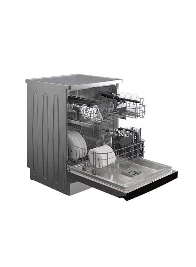 ويرلبول غسالة أطباق ويرلبول، 6 برامج، 14 مكانًا، رفان، بتقنية العاكس، فضي، WFD646CIHXSA WFD646CIHXSA - Image 3