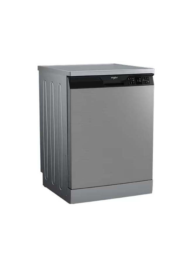 ويرلبول غسالة أطباق ويرلبول، 6 برامج، 14 مكانًا، رفان، بتقنية العاكس، فضي، WFD646CIHXSA WFD646CIHXSA - Image 2