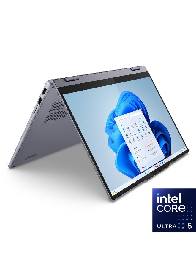 لينوفو (Upgraded Version) IdeaPad 5 Laptop With 14-Inch WUXGA Display,Core Ultra 5 225U Processor/8GB RAM/512GB SSD/Intel Iris Xe Graphics Graphics/Windows 11 Home  Luna English Luna Grey - Image 1