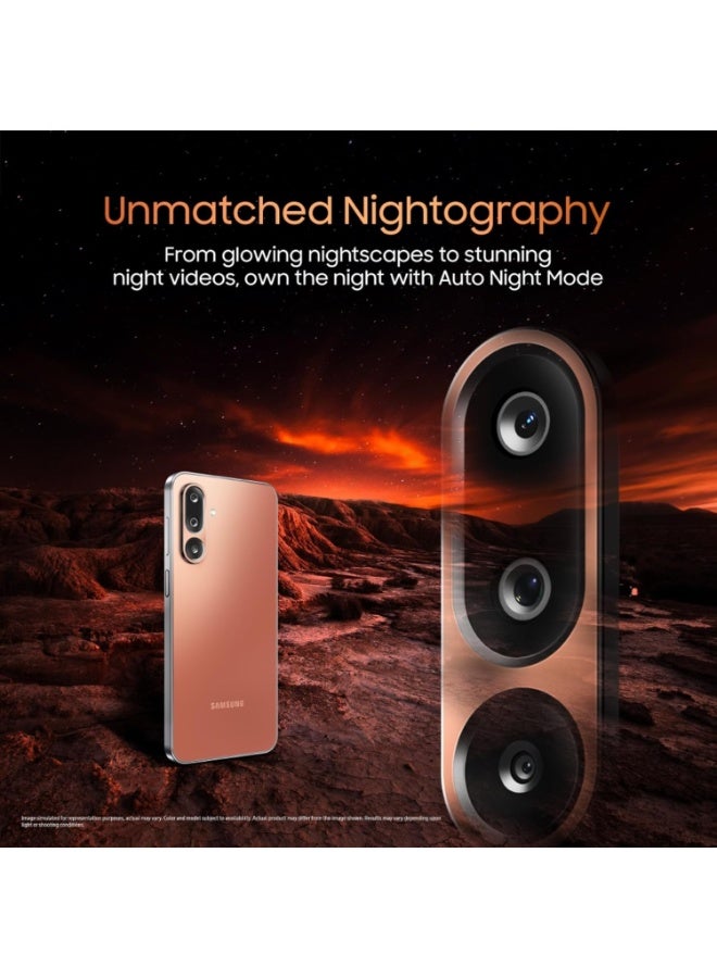 Samsung Galaxy M36 5G (Orange) | 6GB+128GB | 7.7mm Slim | Gorilla Glass Victus+ | Circle to Search | Google Gemini | 50MP OIS AI Camera | Nightography | Indian Version Unlocked Worldwide - Image 3