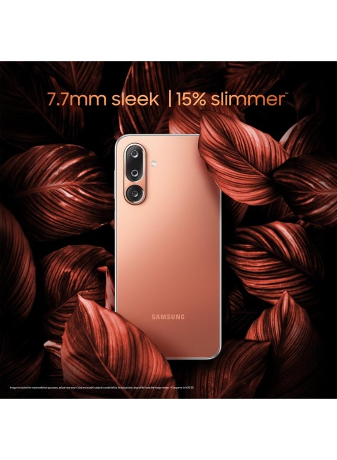 Samsung Galaxy M36 5G (Orange) | 6GB+128GB | 7.7mm Slim | Gorilla Glass Victus+ | Circle to Search | Google Gemini | 50MP OIS AI Camera | Nightography | Indian Version Unlocked Worldwide - Image 5
