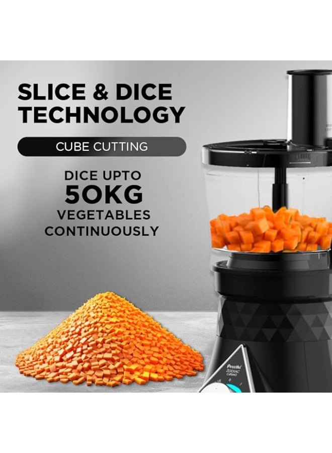 Preethi Zodiac Cosmo MG 236 Mixer Grinder 5 Jars 1.5 L 750 W MG-236 Black - Image 5