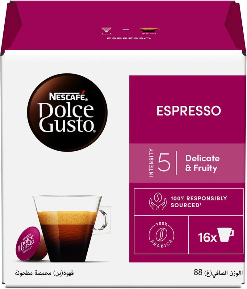 نسكافيه كبسولات قهوة ديلتشي غوستو إسبريسو 16 - Image 4