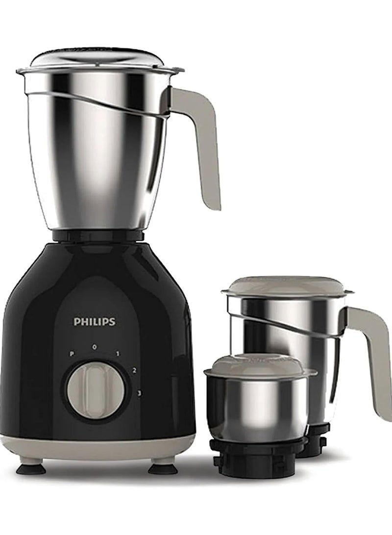 فيليبس Mixer Grinder, 3 Stainless Steel Multipurpose Jars with 3 Speed Control and Pulse function 1.5 L 750 W H7756 Black - Image 1