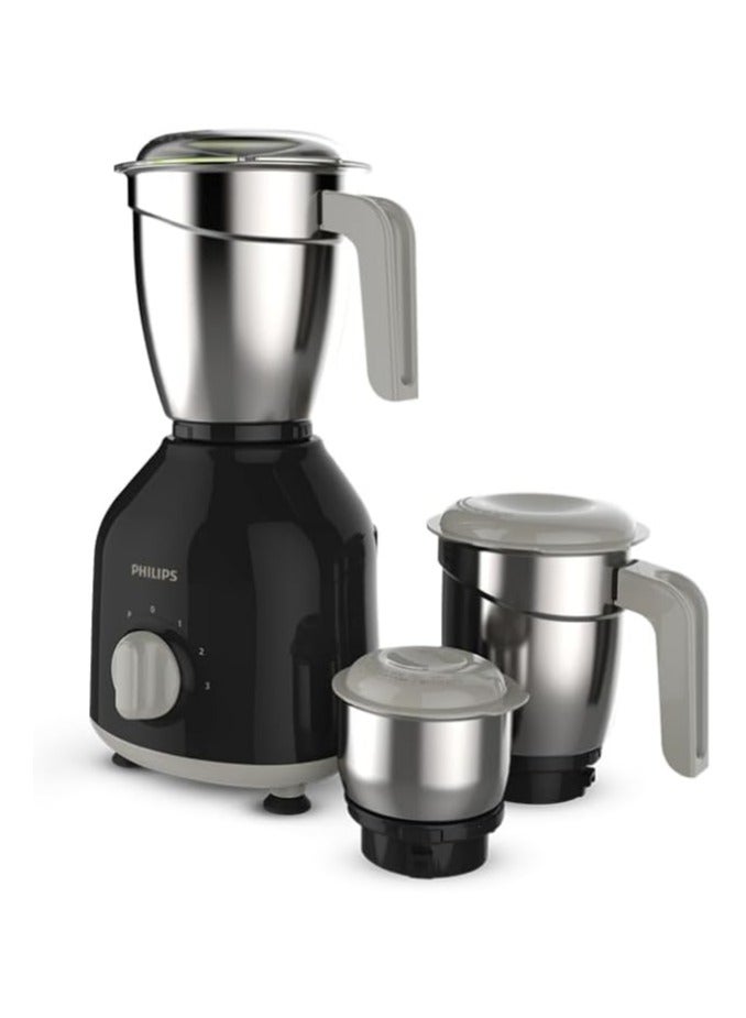 فيليبس Mixer Grinder, 3 Stainless Steel Multipurpose Jars with 3 Speed Control and Pulse function 1.5 L 750 W H7756 Black - Image 5