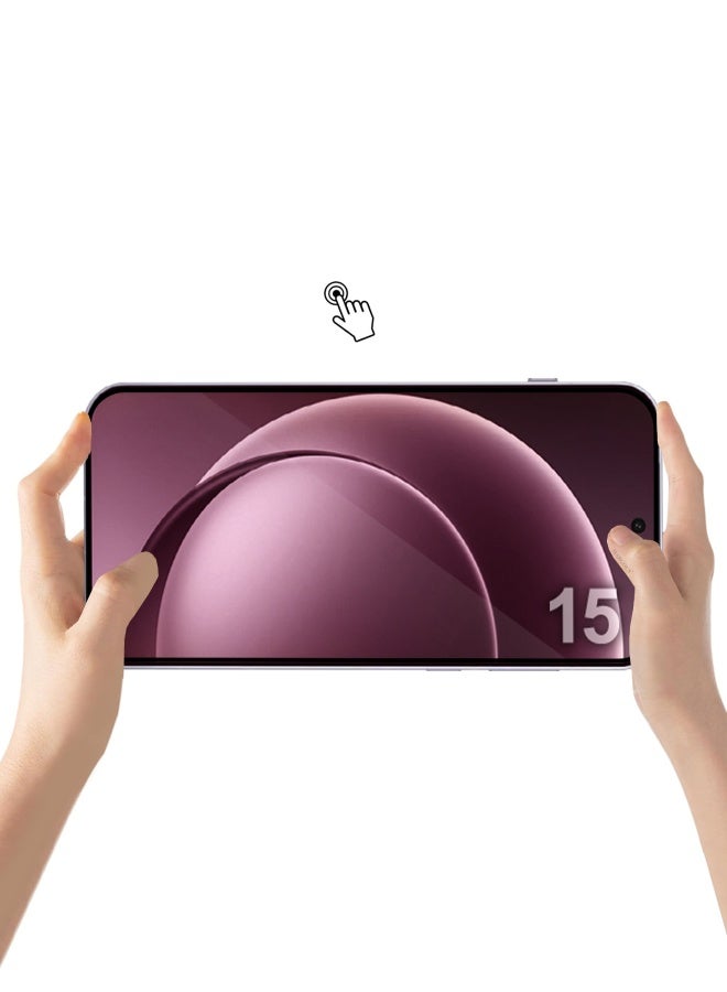 مارجون 9H Tempered Glass Premium for OnePlus 15 Edge to Edge Screen Guard - Clear - Image 5