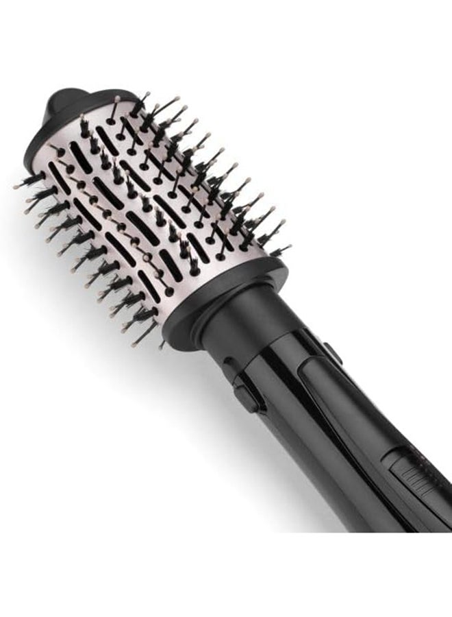 BaByliss Air Style Smooth, 3-in-1 Hot Air Brush, Ideal for Blow Drying, Straightening, and Creating Volume ,Professional Styling Tool, 2 Temperature Settings Black 1.1 cm - Image 2