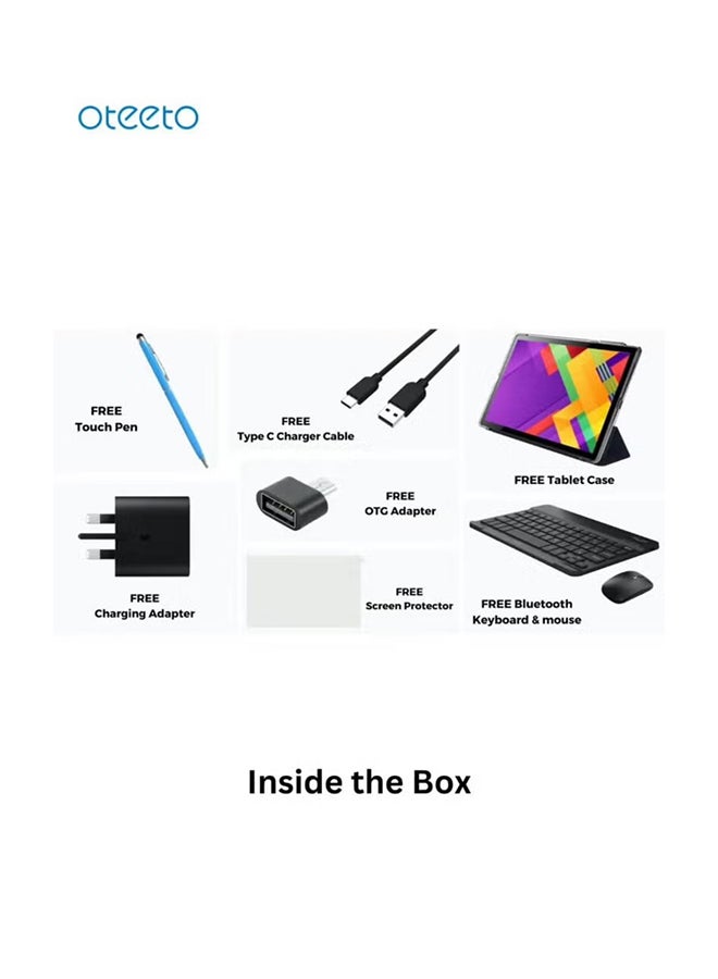 أوتيتو TAB 10 Pro  Dual SIM Gray 8GB  512GB 5G - International Version with case keyboard and mouse - Image 3