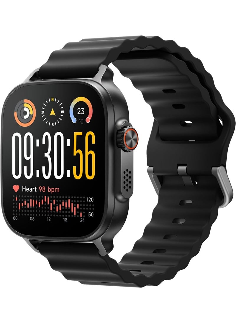realme Watch 5 Smartwatch, 1.97" AMOLED screen, +100 Sport modes, Health Monitoring, NFC,GPS, IP68 - Titanium Black - Image 1
