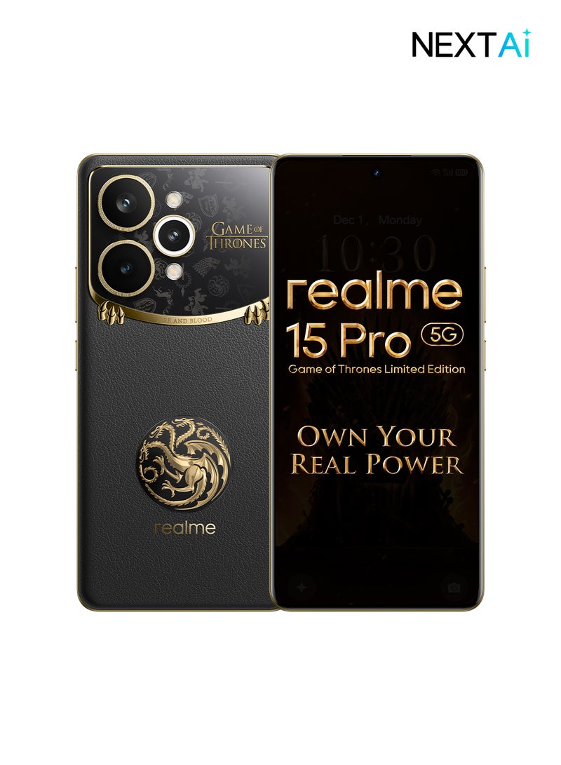realme 15 Pro Game of Thrones Limited Edition AI Dual SIM Dragonfire Black 12GB RAM 512GB 5G - International Version - Image 1