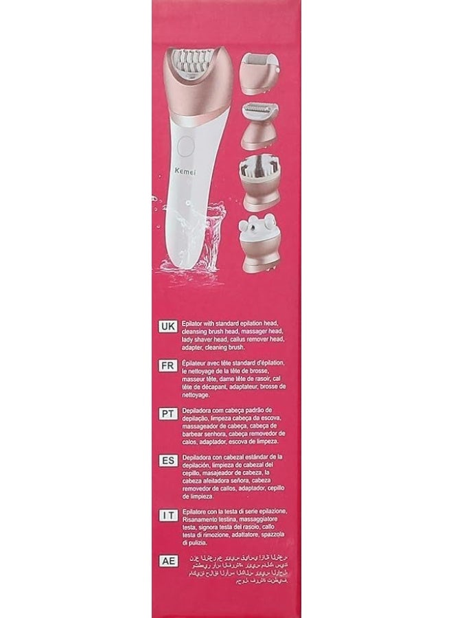 Kemei KM-8001 5-in-1 Multi-Use Hair Removal Machine - Image 4