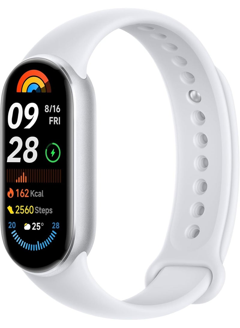 Xiaomi 233 mAh Xiaomi Smart Band 10 Silver,1.72 AMOLED Display with 1500 Nits, Sleep and Heart Rate Monitor, 5ATM Waterproof, 21 Days Battery Life, 60 Hz Refresh Frequency, 150+ Modes silver - Image 4