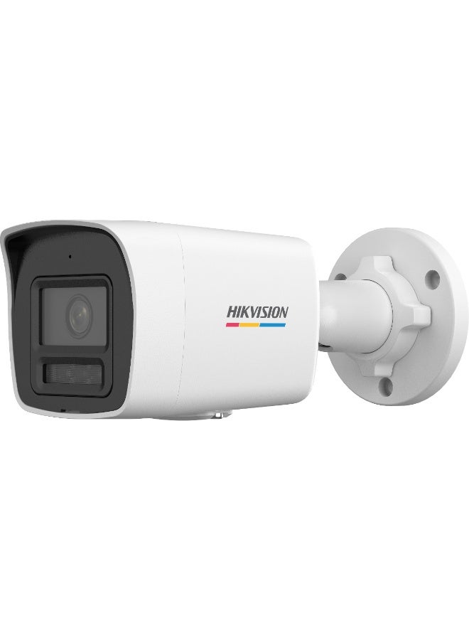 HIKVISION DS-2CD1027G3-LIU 2MP ColorVu 3.0 Outdoor IP Bullet Camera 2.8mm Lens, Full-Time Color, Smart Hybrid Light (White/IR up to 30m), Built-in Microphone, 120dB WDR, Person & Vehicle Detection, PoE/12V DC Power, IP67 Weatherproof, Fixed Lens Security Camera | DS-2CD1027G3-LIU - Image 1