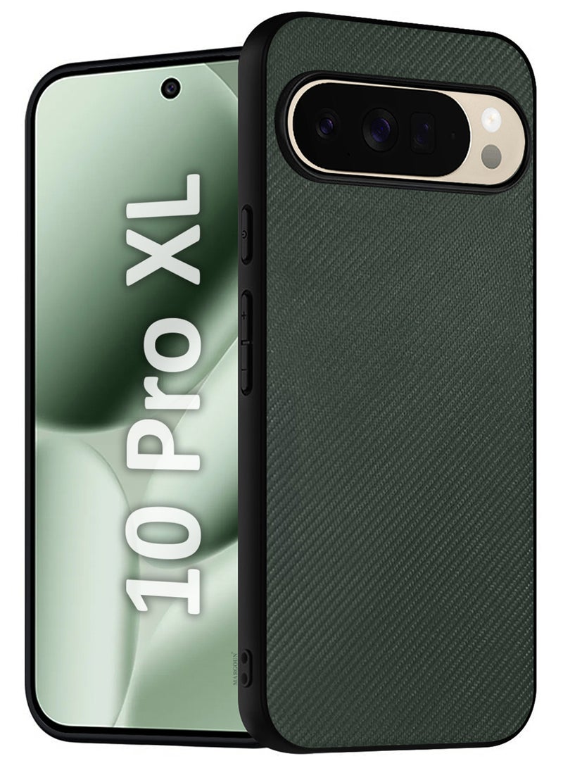 MARGOUN Premium Carbon-Laminated Case for Pixel 10 Pro XL - Anti-Shock - Ultra Slim - Green-1 - Image 1