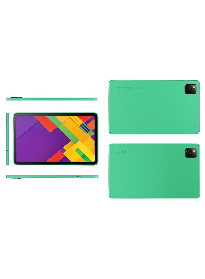 Oteeto TAB 11 Pro 10.1-Inch Android 13 Tablet (8GB RAM + 512GB ROM) | 5G  Wi-Fi | 13MP + 8MP Dual Camera | 6000mAh Long Battery | Type-C Charger | Free Keyboard, Mouse, Touch Pen And Case | Green - Image 3