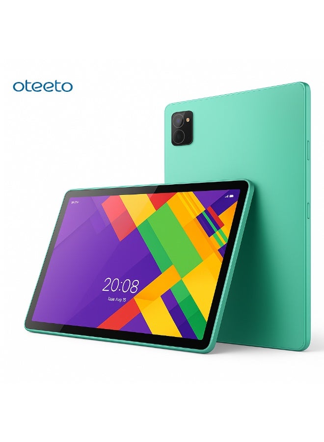 Oteeto TAB 11 Pro 10.1-Inch Android 13 Tablet (8GB RAM + 512GB ROM) | 5G  Wi-Fi | 13MP + 8MP Dual Camera | 6000mAh Long Battery | Type-C Charger | Free Keyboard, Mouse, Touch Pen And Case | Green - Image 2
