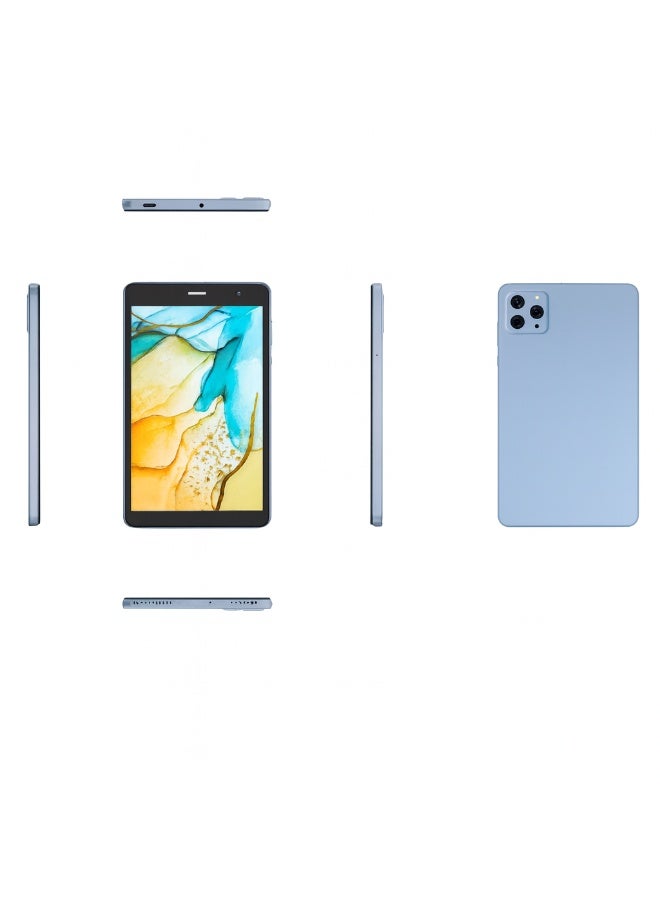 أوتيتو K9 8.0-Inch Tablet 8GB RAM + 512GB ROM | Android 13 | Octa-Core | 8.0-Inch IPS Display | 5000mAh Battery | 13MP Rear + 5MP Front Camera | 5G Call And WiFi - Blue - Image 4