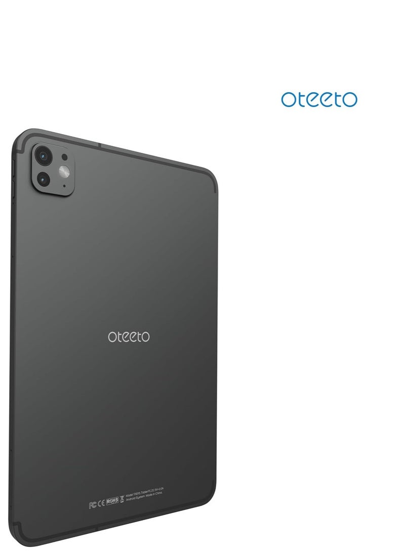 أوتيتو TAB 15 10.1-Inch Android 13 Tablet, 8GB RAM, 512GB Storage, 5G Dual SIM, Octa-Core, Keyboard And Flip Cover - Gray - Image 2