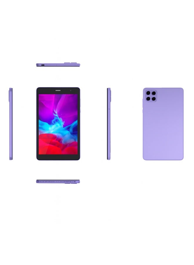 Oteeto K9 8.0-Inch Tablet 8GB RAM + 512GB ROM | Android 13 | Octa-Core | 8.0-Inch IPS Display | 5000mAh Battery | 13MP Rear + 5MP Front Camera | 5G Call And WiFi - Purple - Image 4