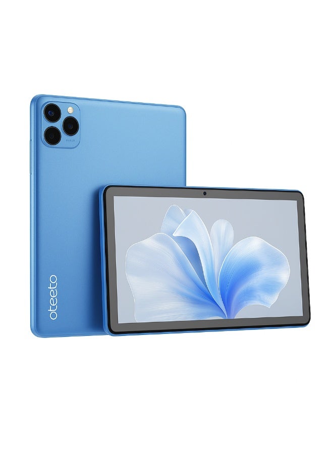 Oteeto TAB 10 Pro Plus (Blue) – 10.1” HD Display | 8GB RAM + 512GB ROM | Android 15 | Quad-Core | 13MP + 8MP Camera | 8000mAh Battery | WiFi + SIM | Free Keyboard, Cover & Pen - Image 1