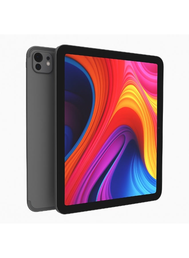 Oteeto TAB 15 ULTRA – 10.1-Inch HD IPS Display | 8GB RAM + 512GB ROM | Android 13 | Octa-Core Processor | 6000mAh Battery | 5G Dual SIM + Wi-Fi | Dual Camera | Metal Body Tablet with Keyboard And Pen - Grey - Image 2