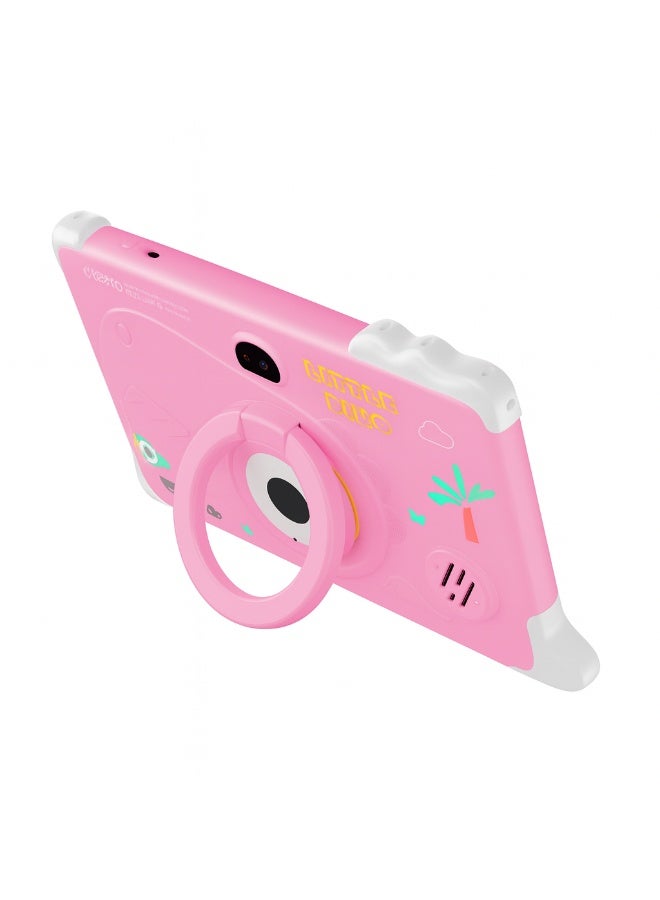 أوتيتو K2 Kids Tablet | 7-Inch IPS Display | 4GB RAM + 128GB ROM | Android 13 | Dual Camera | Type-C Charging | Parental Mode | FREE Sunglasses And Stickers - Pink - Image 3