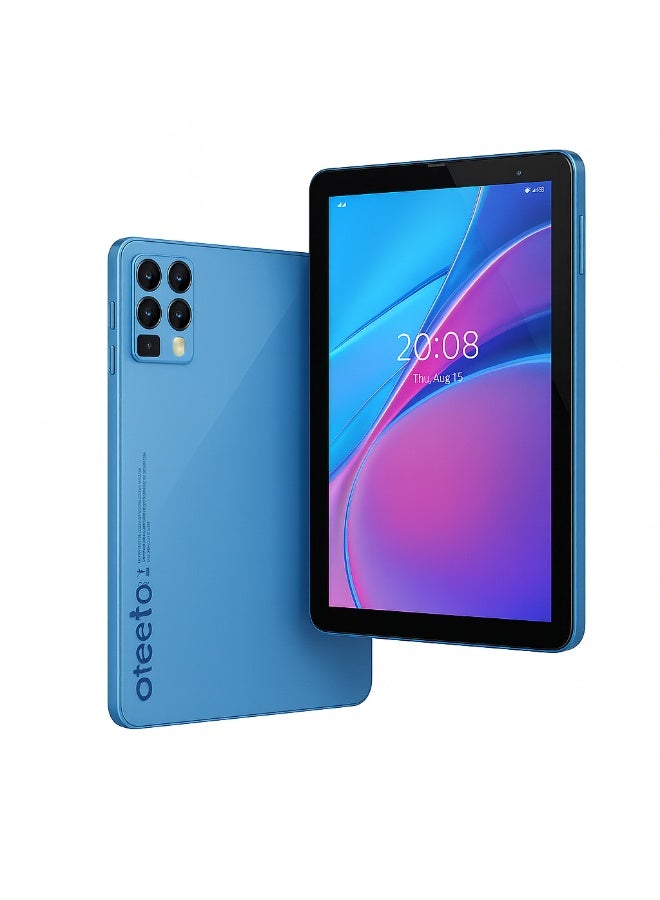 Oteeto K8 – 8-Inch Android 13 Tablet | 8GB RAM + 512GB ROM | 5G WiFi | Dual Camera | 5000mAh Battery | Free Keyboard And Case - Blue - Image 1